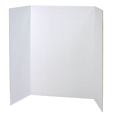 Presentation Board-Pacon Tri-Fold, 36" X 48" White - P3763