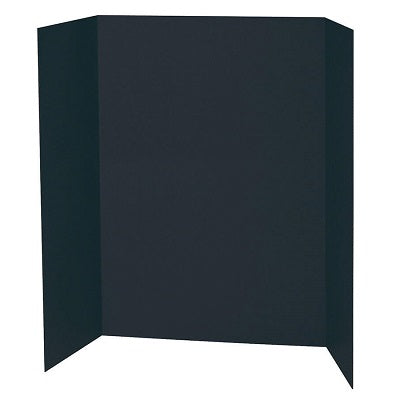 Presentation Board-Pacon Tri-Fold, 36" X 48" Black - P3766
