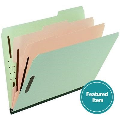 Folder-Classification, Letter 2 Division, Light Green - P43-6