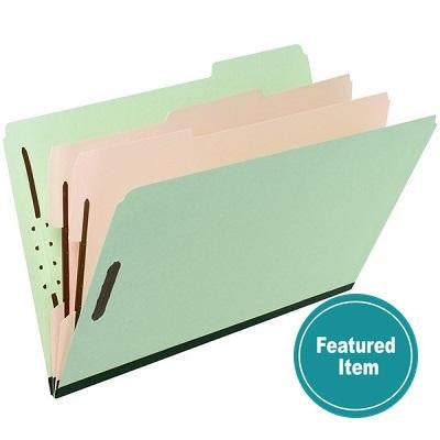 Folder-Classification, Legal 2 Division, Light Green - P63-6