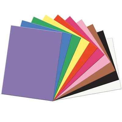 Construction Paper-Prang 18"X24", Assorted 50 Sheets - P6517