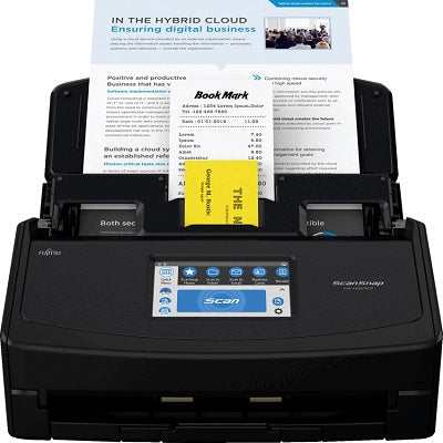Scanner-Fujitsu Ricoh Scansnap Ix1600 Touch Screen Black - PA03770-B635