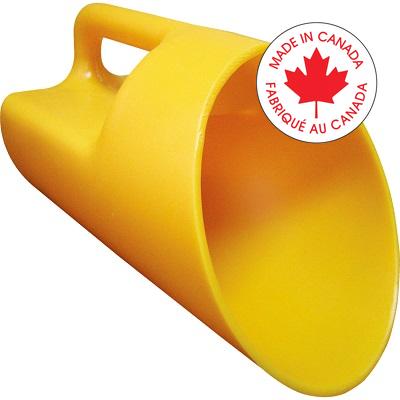 Salt Scoop-1 Gallon, Polyethylene, Yellow - PE095