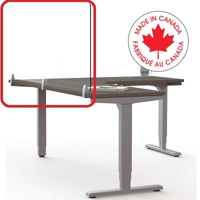 Panel-Privacy, Links Clamp Mount 24"X60" Clear - PIL-2460-XC