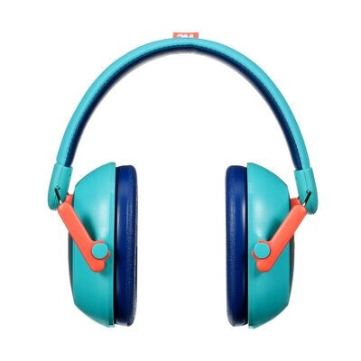 Ear Muffs-3M Kids Hearing Protection, Folding, Teal - PKIDSP-TEAL-CA