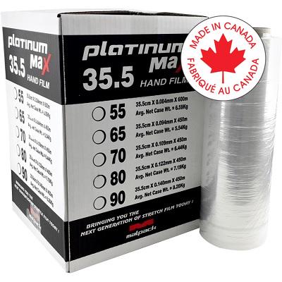Stretch Wrap-14"X1476' 65 Gauge Platinum Max, Clear 4/Ct - PS00492