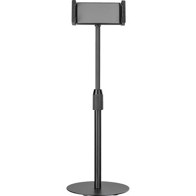 Tablet Stand-Tabletop, Height Adjustable, Black - PTS-01