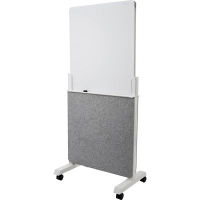 Easel-Agile Glass Dry Erase,Double Sided, 27-1/2" X 60-9/10" - Q293066W
