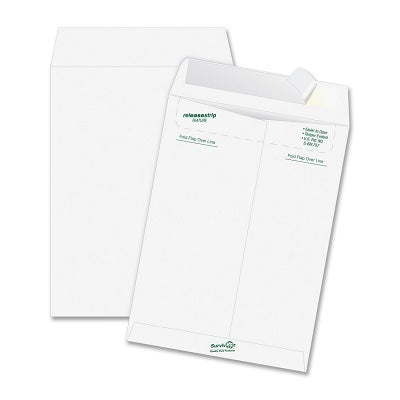 Envelope-Tyvek 12X15.5 With Redi-Seal, White 100/Box - QUAR1790