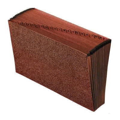 File-Expanding, Red Fibre, Legal A-Z - R-19A-OX