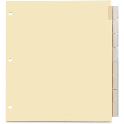 Index Dividers-Insertable, Letter, 8 Tab Clear - R213-8C