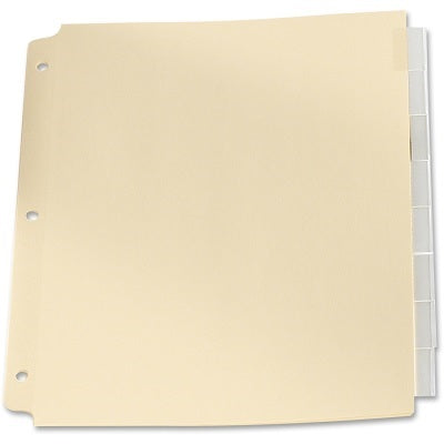 Index Dividers-Insertable, Oversized, 8 Clear Tabs - R215-8C