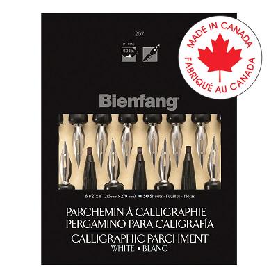 Calligraphy Parchment Paper 8.5X11, Bienfang #207, White - R400127