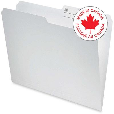 File Folder-Letter 9.5 Point Reversible, Ivory - R411