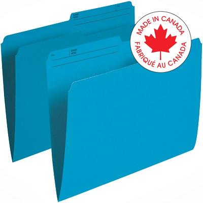 File Folder-Letter 10.5 Point Reversible, Blue - R415 BLU