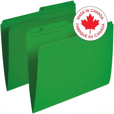 File Folder-Letter 10.5 Point Reversible, Green - R415 GRN