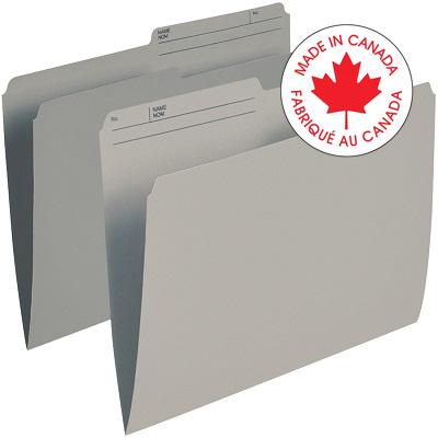 File Folder-Letter 10.5 Point Reversible, Grey - R415 GRY