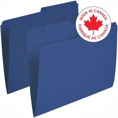 File Folder-Letter 10.5 Point Reversible, Navy - R415 NAV