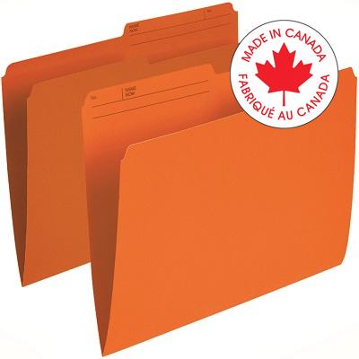 File Folder-Letter 10.5 Point Reversible, Orange - R415 ORG