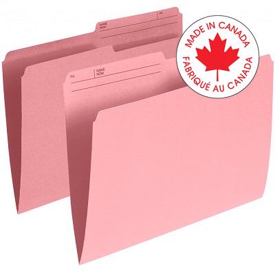 File Folder-Letter 10.5 Point Reversible, Pink - R415 PNK