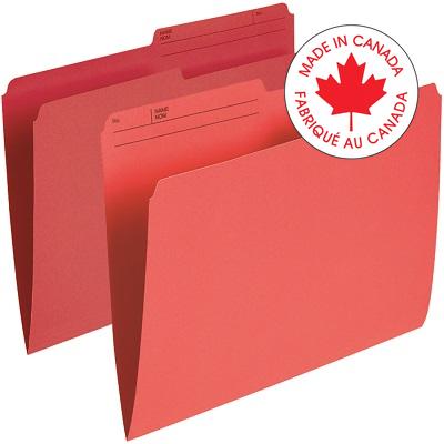File Folder-Letter 10.5 Point Reversible, Red - R415 RED