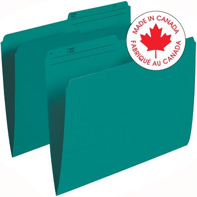 File Folder-Letter 10.5 Point Reversible, Teal - R415 TEA