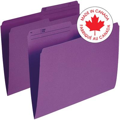 File Folder-Letter 10.5 Point Reversible, Violet - R415 VIO