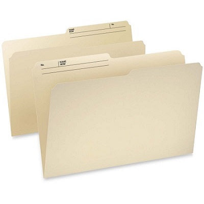 File Folder-Legal 9.5 Point Reversible Manila - R609