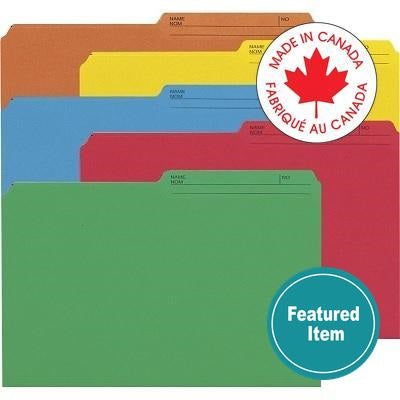 File Folder-Legal 10.5 Point Reversible, Assorted - R615-25 AST