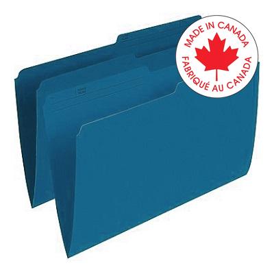 File Folder-Legal 10.5 Point Reversible, Blue - R615 BLU