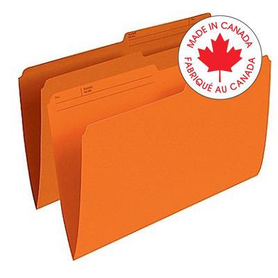 File Folder-Legal 10.5 Point Reversible, Orange - R615 ORG