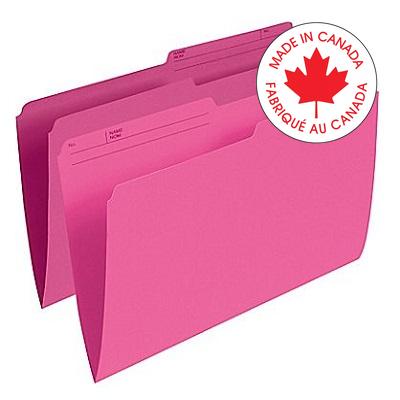 File Folder-Legal 10.5 Point Reversible, Pink - R615 PNK