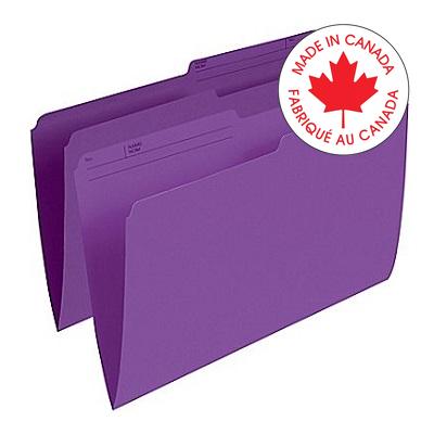 File Folder-Legal 10.5 Point Reversible, Violet - R615 VIO