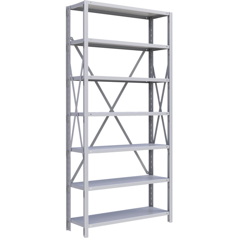 Shelving-Steel 7 Shelves, Boltless 36" X 18" X 76" 800Lb Cap - RK219