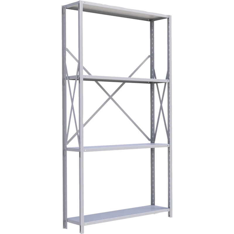 Shelving-Steel 4 Shelves, Boltless 48" X 18" X 88" 550Lb Cap - RK287