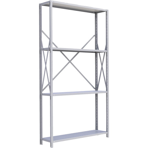 Shelving-Steel 4 Shelves, Boltless 48" X 18" X 88" 550Lb Cap - RK287