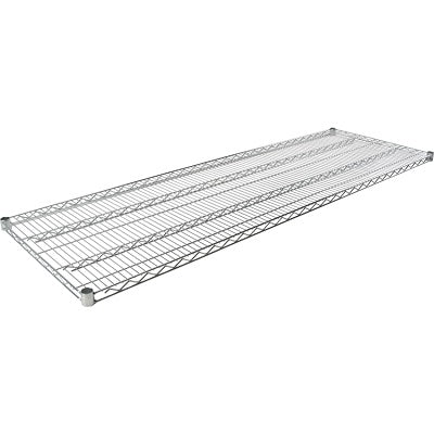 Shelf-Wire Heavy-Duty, Single 72"W X 24"D Chromate - RL043