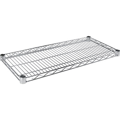 Shelf-Wire Heavy-Duty, Single 30"W X 14"D Chromate - RL606
