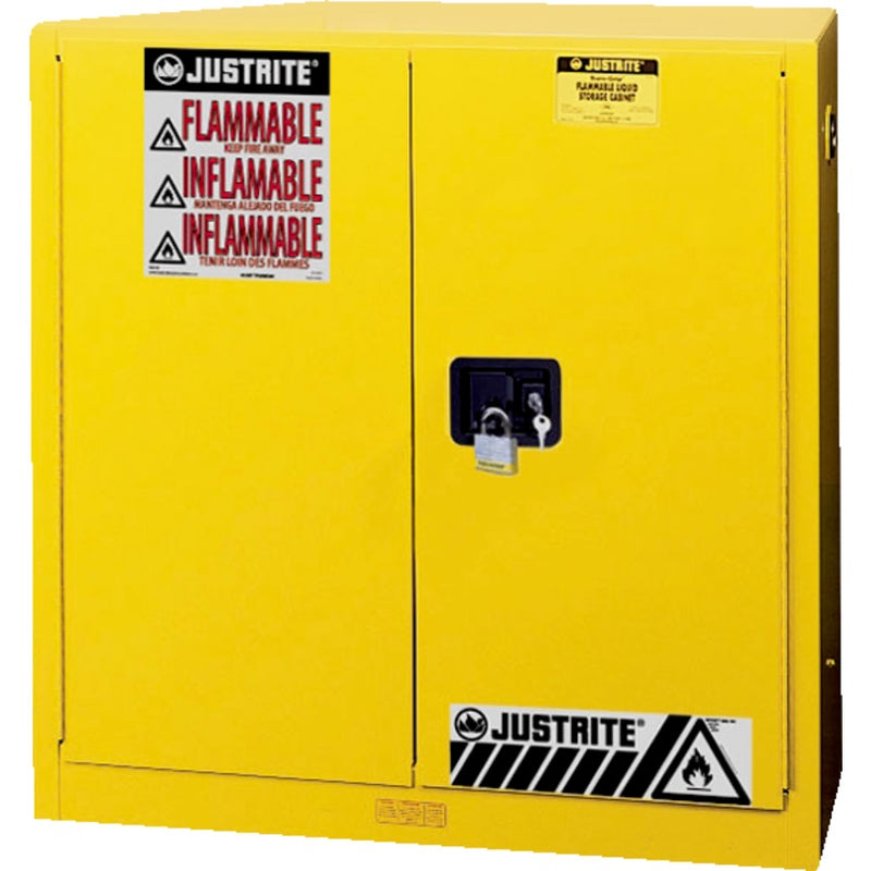 Storage Cabinet-Flammable, Sure-Grip 30Gal, 2 Door - SAP509