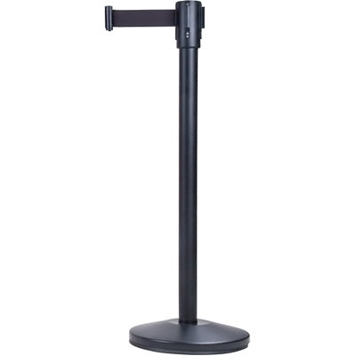 Barrier-Crowd Control No Wheels, Black/ Black - SAS227