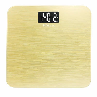 Scale-Bios Living Digital Bathroom Scale, Gold - SC428