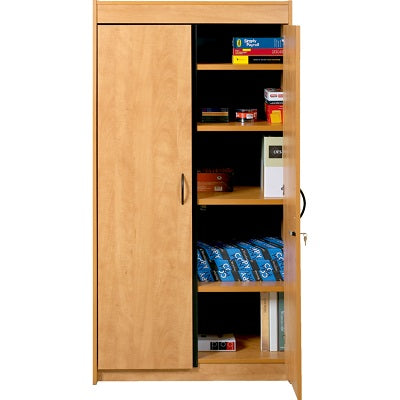 Storage Cabinet-Soho 72" High, Candlelight Oak - SC-79-7236-CLO