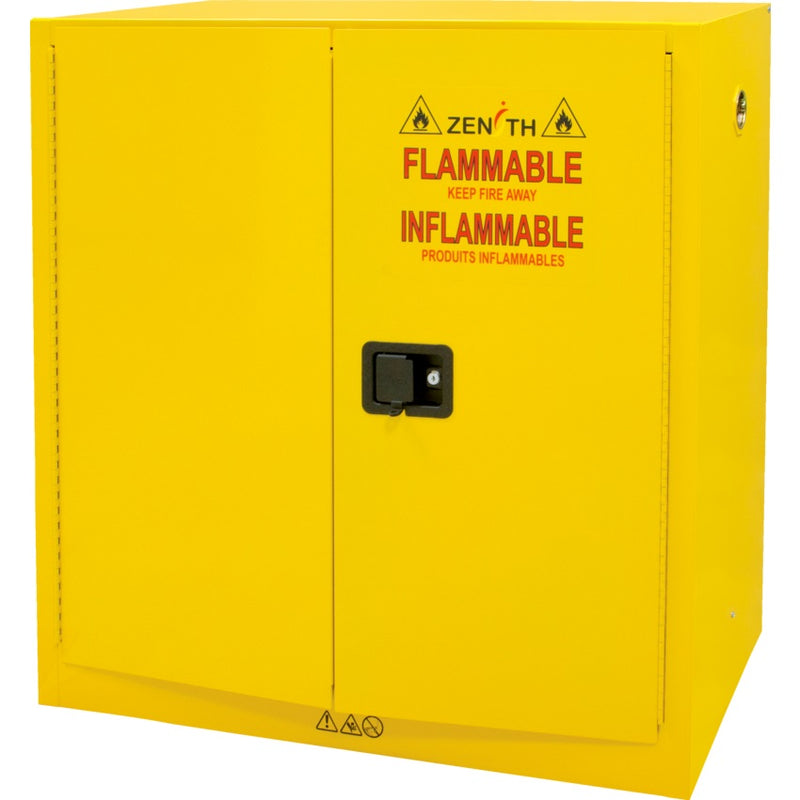 Storage Cabinet-Flammable, Zenith, 43"X44"X18", 30Gal 2 Door - SDN646