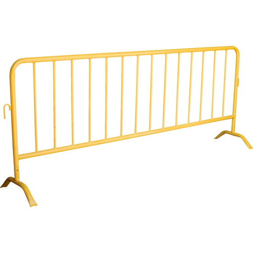 Barricade-Crowd 102"L X 40"H Yellow - SEE396