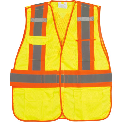 Vest-Safety, Surveyor Traffic Csa, Lime Yellow, Medium - SEK232
