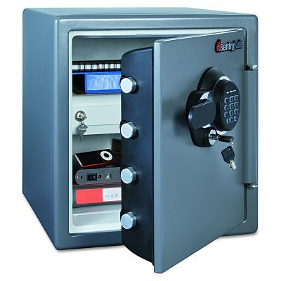 Safe-Fire/Water, Electronic 1.23 Cu.Ft.Capacity, Black - SFW123GDC