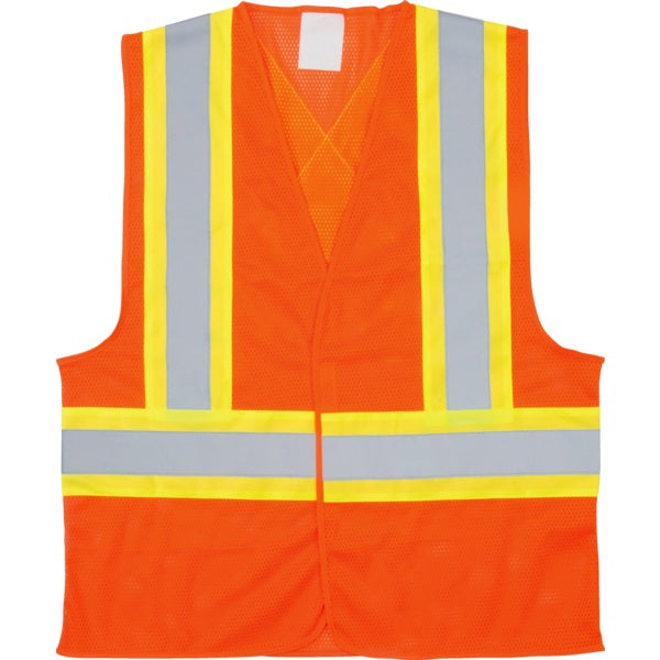 Vest-Safety, Traffic, Csa Compliant, Orange, Large - SGI274