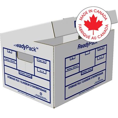 File Box-Readypack, Letter/Legal 15X12X10, White, 12/Pack - SHIC0716W