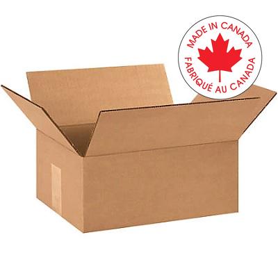 Box-Shipping, Corrugated 12 X 9 X 4.5"H, Kraft 25/Pack - SHIC232043