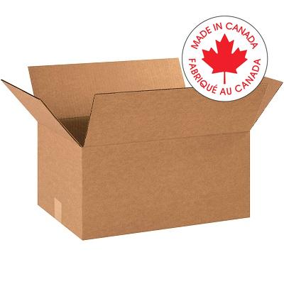 Box-Shipping, Corrugated 18 X 12 X 9"H, Kraft 25/Pack - SHIC232234